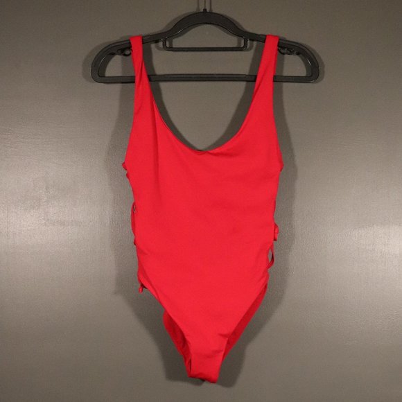 NWT Eberjey So Solid Mila One Piece in Red - Picture 4 of 14